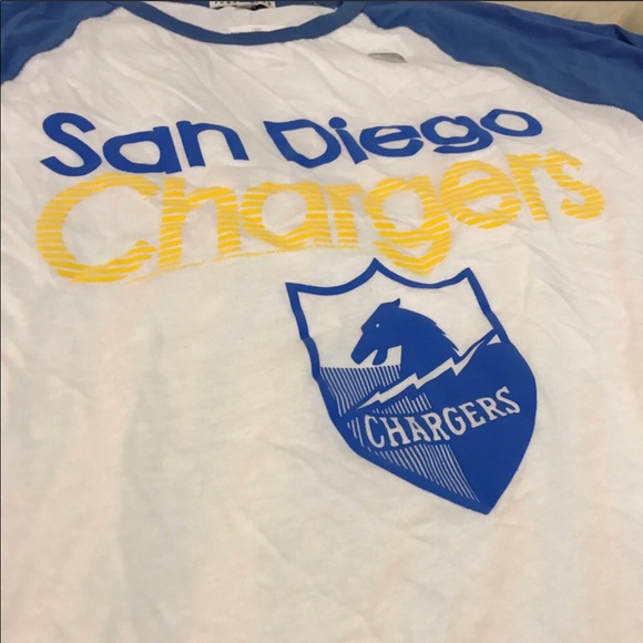 San Diego Chargers NFL Raglan quarter sleeve shirt - Picture 4 of 6
